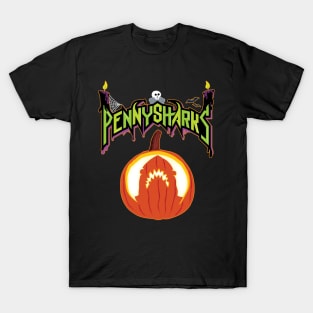 It's the Great Penny, Penny Shark! With Jack O'range outline (for light shirts) T-Shirt